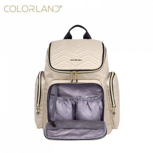 Colorland The Onyx Diaper Bag, Beige