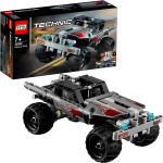 LEGO Technic Getaway Toy Truck, Pull-Back Motor, Monsters Truck Model