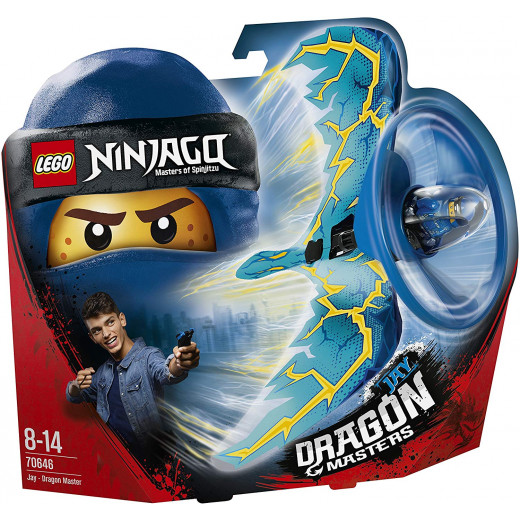 LEGO Ninjago Jay Dragon Master Flying Toy, Easy to Fly Glider for Kids