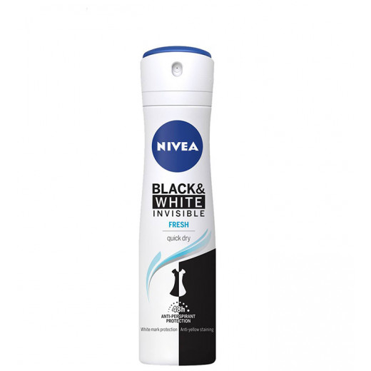 Nivea Deodorant Anti Perspirant Black & White Pure - 150mL