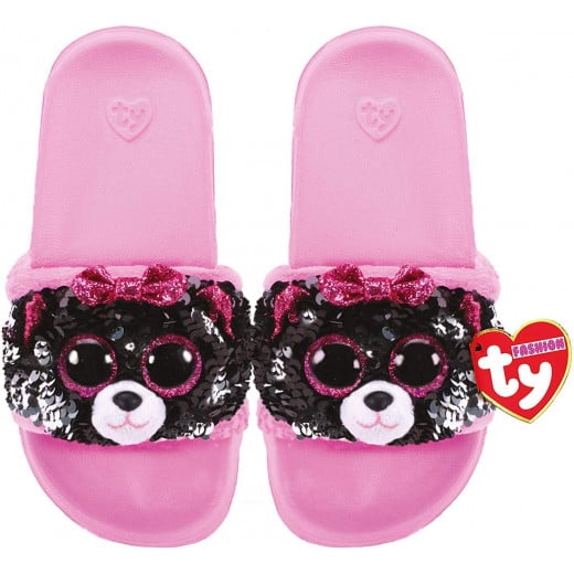 Stuffems Toy Shop Ty Flippable Fashion Slides - Kiki - Size Large (4-6)