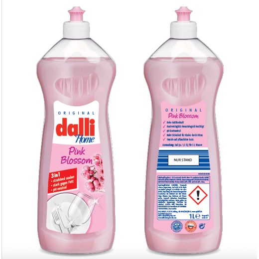 Dalli Pink Blossom Dishwashing Liquid Pink Flower 1L