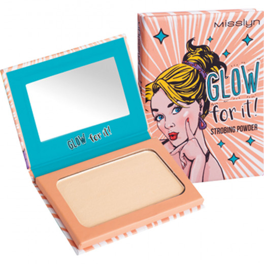 Misslyn Glow for it! Strobing Powder, Compact Powder Number 4