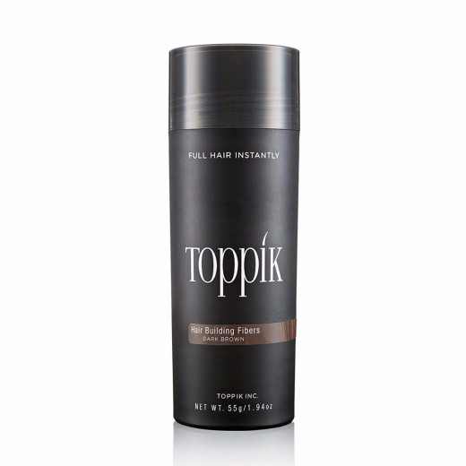 Toppik Hair Building Fibers, Dark Brown, 55 g
