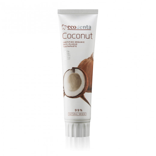Ecodenta Anti-plaque Toothpaste With Coconut Oil, 100ml