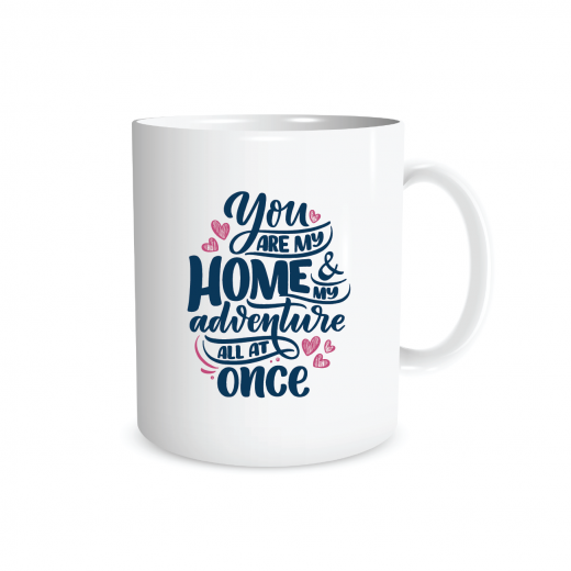 Dumyah You are my Home & my Adventure All at Once Mug