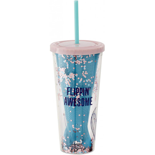 Little Mermaid Drinks Cup, Tinplate, Multicolour, 380 ml