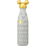 Funko Disney Classic Metal Water Bottle, Stainless Steel, 500 ml - Gold Mickey Head