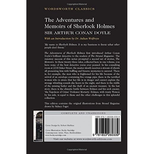 Adventures of Sherlock Holmes (Wordsworth Classics)Paperback,528 pages