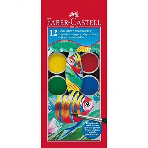 Faber Castell | Set Of Watercolor Paints | 12 Colors