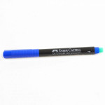 قلم ماركر دائم, باللون الازرق اف, 10 قطع من فابر كاستل