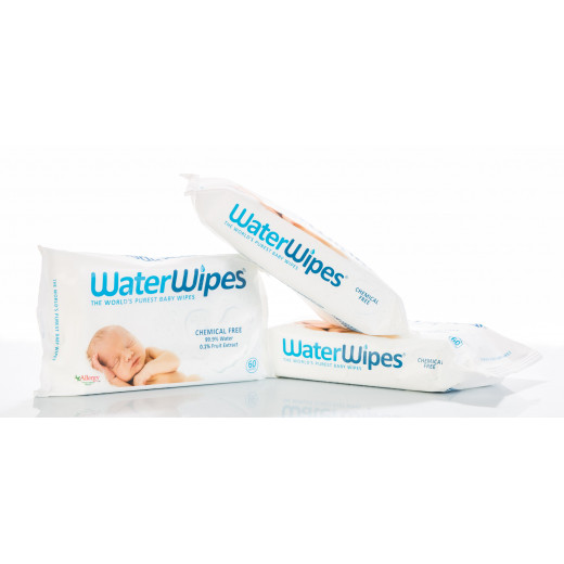 WaterWipes Sensitive Baby Wipes, 28 Count, Buy 2 Get 1 Free