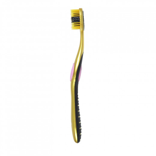Colgate 360 Charcoal Gold Soft Toothbrush, Multi Color