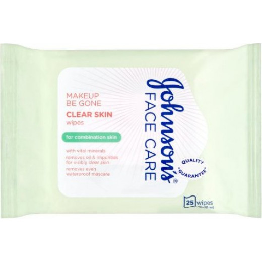 Johnson's Face Care Clear Skin Wipes 25