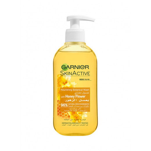 Garnier Natural Honey Flower Gel Wash Dry Skin, 200 ml