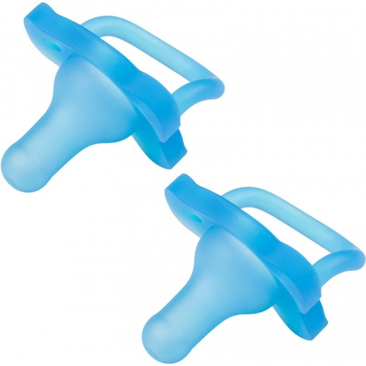 Dr. Brown's Newborn Pacifiers, 0+ Months, 2 Counts, Blue