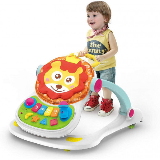 4 In 1 Multi Functional Baby Entertainment Musical Play to Walk Baby Push Walker