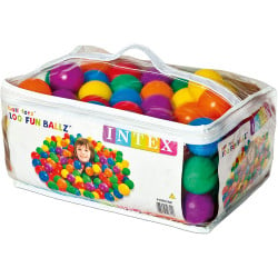 كرات المرح من انتكس - 100 كرة بلاستيكية متعددة الألوان ، للأعمار 2+