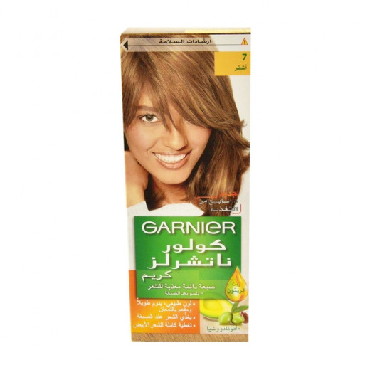 Garnier Color Naturals Nourishing Cream Hair Dye, 7 Blonde