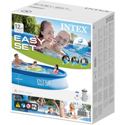 Intex Easy Set Pool with Filter Pump (Blue), 366 x 76 cm