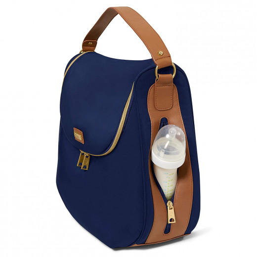 Skip Hop Diaper Bag Tote, Curve Well-Rounded, Navy