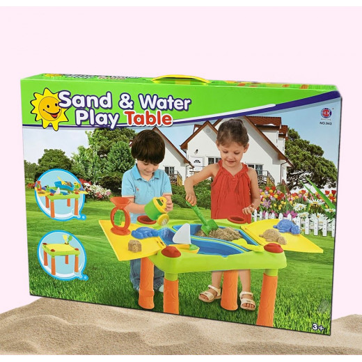 Fold Out Sand & Water Table, 6 in 1