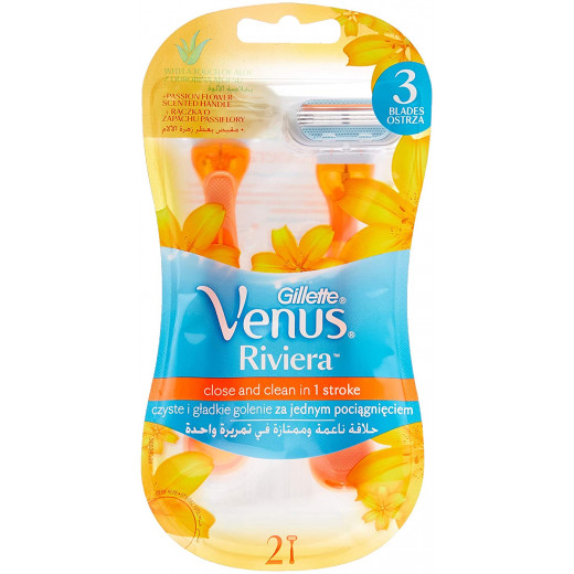Gillette Venus Riviera Disposable Razor 2 count
