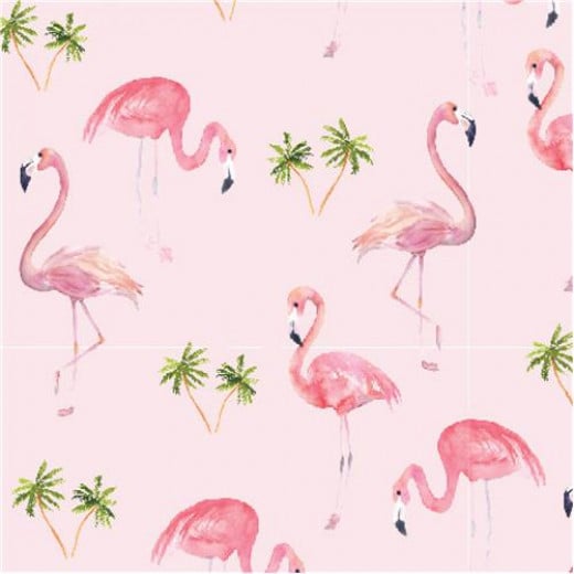 Stephen Joseph Muslin Blanket, Flamingo