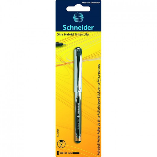 Schneider Ink Pen Xtra Hybrid Blister, 0.5 mm Black
