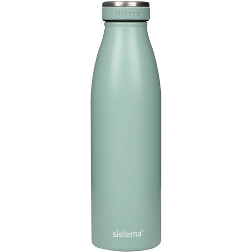 Sistema Stainless Steel Bottle 500ml - Minty color