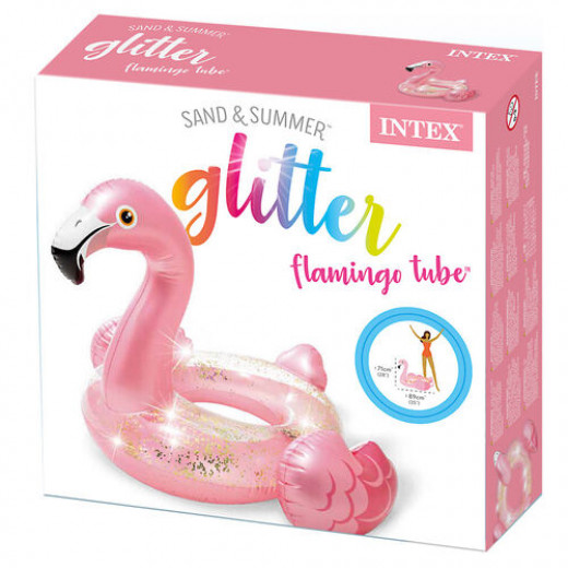 Intex Inflatable Glitter Flamingo 119 cm vinyl pink/gold