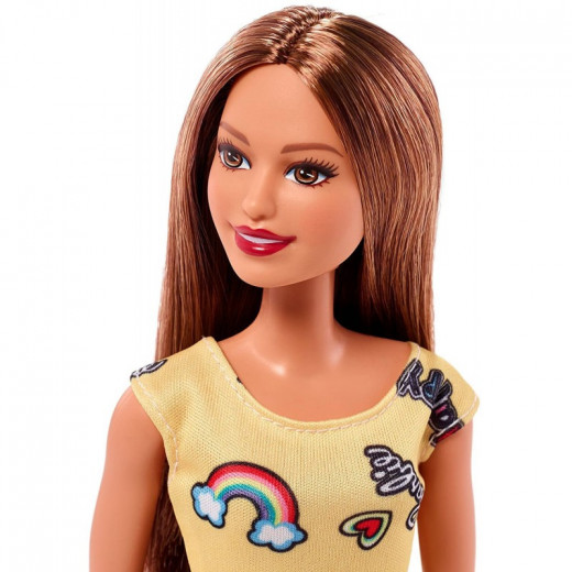 Barbie Modern Dresses Asourted Colors, Brunette Doll