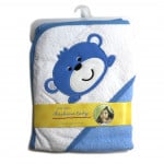 Fashion Baby Bath Towel Hooded Blue Bear