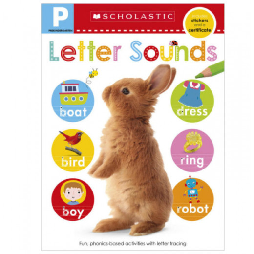 Scholastic Early Learners: Pre-K Skills Workbook: Letter Sounds, 24Pages
