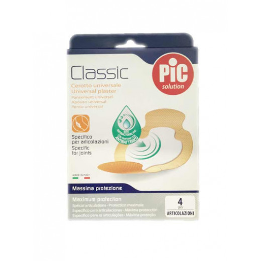 Pic Solution - Classic Plasters for Joints *4 Antibacterial