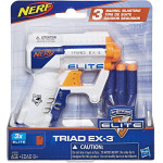 Nerf  N-Strike Elite Triad EX-3 Blaster, White