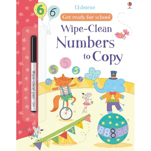 Get Ready For School Wipe-Clean Numbers to Copy, 24 pages