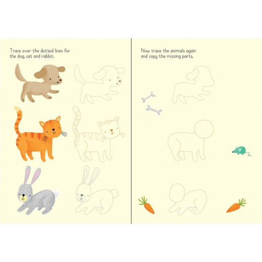 كتاب رسم و مسح الحيوانات الصغيرة من يوسبورن