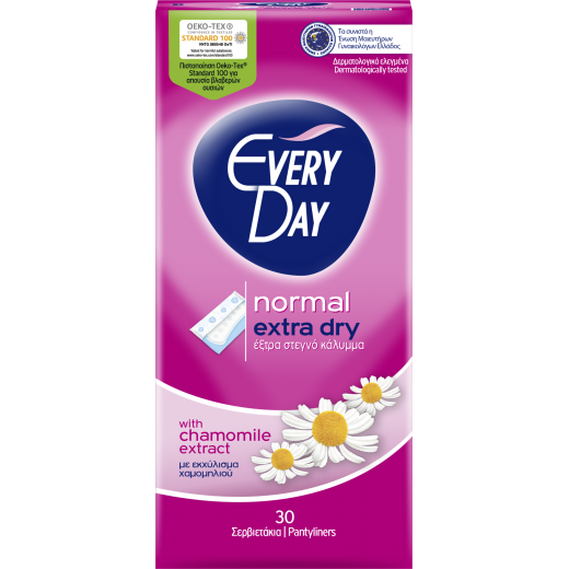 EveryDay Extra Dry Pads Normal, 30 pads