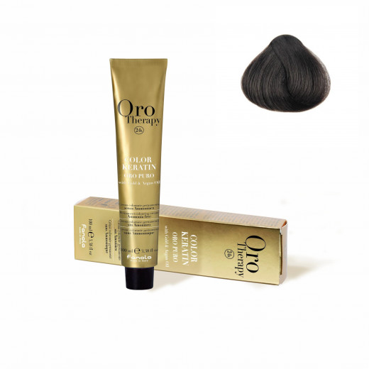 Fanola Oro Therapy Ammonia-free Hair Dye, 5.1 Light Chestnut Ash