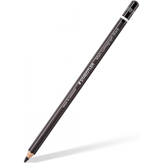Staedtler Lumograph Pencil 100 Black 6B, 12 Pack