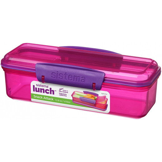 Sistema Lunch Snack Attack, 410 ml - Pink