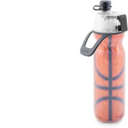 O2COOL Mist N 'Sip Insulated Squeeze Water Bottle, 590 ml, Basketball