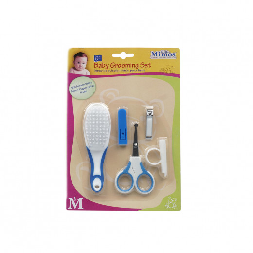 Little Mimos 5pc Baby Grooming Set,Blue