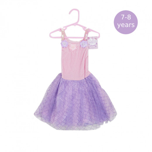 Girls Dress Purple & Pink, 7-8 Years