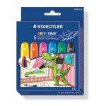 Staedtlers Noris Gel Twister Crayon Basic Effect Colours, Pack of 6