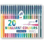 Staedtler Triplus® Neon Color Triangular Fibre-Tip Pen, Pack of 20