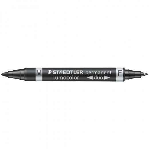 Staedtler Lumocolor® Permanent Duo 348 Double Ended Permanent Marker, Pack of 4