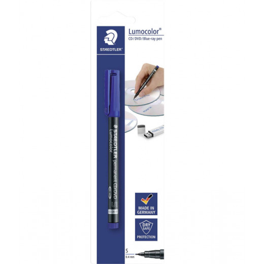 Staedtler Lumocolor® Permanent CD / DVD Pen 0.4 mm, Blue