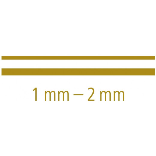 Staedtler Metallic Pen 1-2 mm, Pack of 2- Gold&Silver